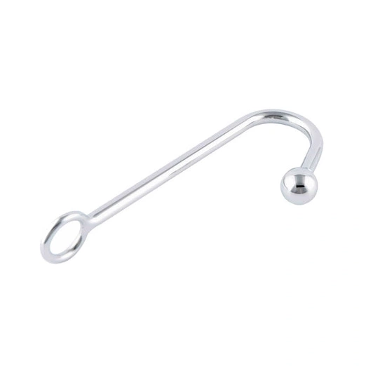 AllNight 3294 Anal Hook Smooth Toy Metal Sex 0409